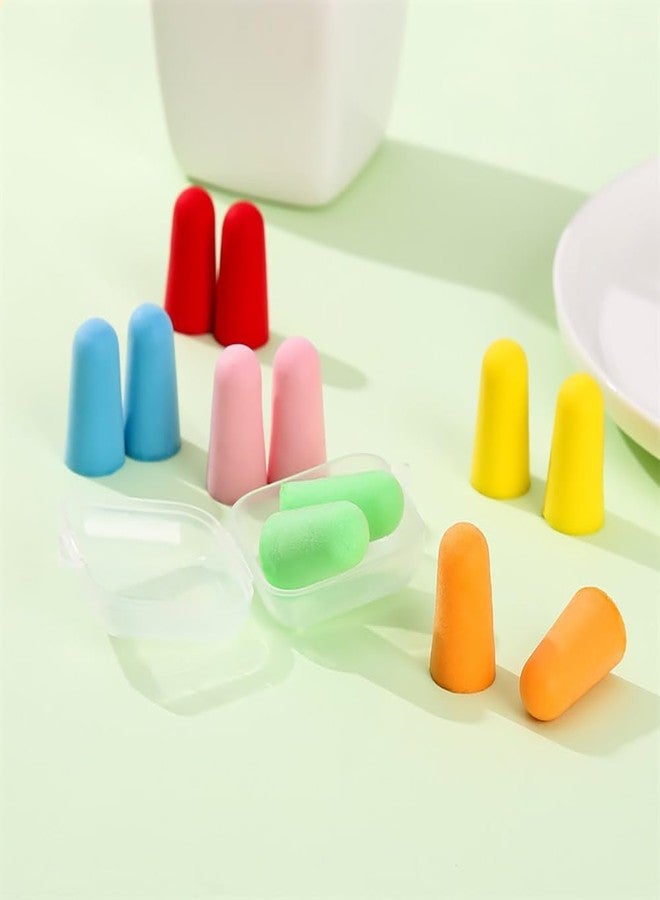 ccHuDE 24 Sets Soft Foam Earplugs Noise Cancelling Ear Plugs Sound Blocking Earplugs Hearing Protection Ear Plugs with Case - Image 4